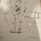 Mi proyecto del curso: Introducción a la creación de personajes estilo cartoon. Traditional illustration, Character Design, and Drawing project by Lucas Rivas Lopez - 07.26.2023