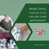 Mon projet du cours : Canva de A à Z : créez des visuels professionnels Ein Projekt aus dem Bereich Br, ing und Identität, Grafikdesign, Webdesign und Social Media Design von Camille Bourdon - 26.07.2023