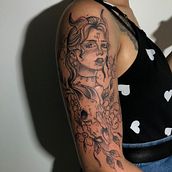 Meu projeto do curso: Técnicas de tatuagem blackwork com fine line. Projekt z dziedziny Projektowanie tatuaż użytkownika duarteitalo42 - 18.06.2023