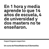 Mi proyecto del curso: Copywriting para copywriters. Projekt z dziedziny  Reklama, Cop, writing, Stor, telling i Komunikacja użytkownika santi_marzari - 26.07.2023