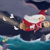 My project for course: Children’s Illustration with Procreate: Paint Magical Scenes. Traditional illustration, Digital Illustration, Children's Illustration, Digital Painting, and Picturebook project by harith - 07.24.2023