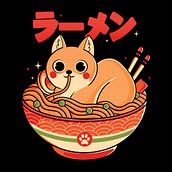 Ramen Cat. Un proyecto de Ilustración tradicional de Douglas Evangelista - 02.04.2022