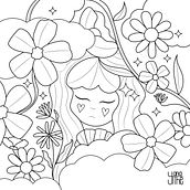 Mi proyecto del curso: Ilustración de fantasía con estilo propio. Un progetto di Illustrazione tradizionale, Disegno, Illustrazione digitale, Pittura ad acquerello e Teoria del colore di Andrea Yanalthe Espinosa Velazquez - 24.07.2023
