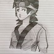 Mi proyecto del curso: Dibujo de personajes expresivos. Un proyecto de Ilustración tradicional, Diseño de personajes, Cómic, Dibujo a lápiz, Dibujo, Pintura a la acuarela y Manga de Sergiom"*" López Pérez - 26.06.2023
