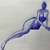 5, 10, 15 and 20 minute pen sketches. . Fine Arts, Sketching, Pencil Drawing, Drawing, and Realistic Drawing project by Samantha Maggard - 07.26.2023