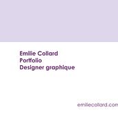 Mon Portfolio. Un proyecto de Diseño gráfico de Emilie Collard - 23.07.2023