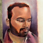 My project for course: Expressive Oil Portraiture: Explore the Alla Prima Technique. Fine Arts, Painting, and Oil Painting project by saileshbatchu1997 - 07.27.2023