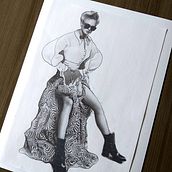 My project for course: Creative Fashion Illustration Techniques. Un progetto di Illustrazione tradizionale e Collage di Lily Coppens - 27.07.2023