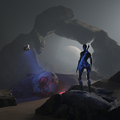 Meu projeto do curso: Ilustração fantástica 3D com Blender. Een project van 3D, Digitale illustratie y  3D-ontwerp van Wanderley Kaique - 23.07.2023