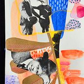 My project for course: Creative Notebook: Experiment with Collage, Stamps, and Decoupage. Traditional illustration, Collage, Paper Craft, and Sketchbook project by Lauren O'Neill - 07.27.2023