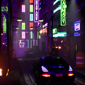 Mi proyecto del curso: Diseño de videojuegos con Unreal Engine: escenas ciberpunk. Un projet de 3D, Animation, Direction artistique, Animation 3D, Jeux vidéo, Conception de jeux vidéo , et Développement de jeux vidéo de erikaccv7 - 28.07.2023