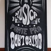 Meu projeto do curso: Lettering com giz para murais. Street Art, Lettering, H, and Lettering project by Isabela Cabreira - 07.28.2023