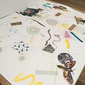 Carnet créatif : le collage, l'estampillage et le découpage. Un progetto di Illustrazione tradizionale, Collage, Papercraft e Sketchbook di lemaire_rose - 28.07.2023