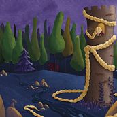 Mijn project van de cursus: Kinderillustraties met Procreate: creëer magische scènes. Un progetto di Illustrazione tradizionale, Illustrazione digitale, Illustrazione infantile, Pittura digitale e Albo illustrato di Iris - 28.07.2023