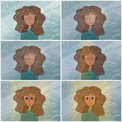 Meu projeto do curso: Introdução à psicologia da cor: a narrativa cromática. Un progetto di Illustrazione tradizionale, Belle arti, Pittura, Pittura ad acquerello, Illustrazione infantile, Narrativa e Teoria del colore di Ana Júlia de Medeiros Guimarães - 29.06.2023