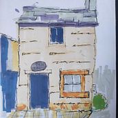 Old house. Traditional illustration project by Amanda Sanches Silva - 07.30.2023