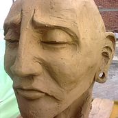 Mi proyecto del curso: Retrato en barro: modela un rostro a escala real. Fine Arts, and Sculpture project by Hector Hernandez - 07.30.2023