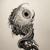 My project for course: Blackwork Tattoo Design. Traditional illustration, Digital Illustration, and Tattoo Design project by Aaron Aziel - 07.25.2023