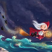 Il mio progetto del corso: Illustrazione per bambini con Procreate: dipingi scene magiche. Traditional illustration, Digital Illustration, Children's Illustration, Digital Painting, and Picturebook project by paupy85 - 07.30.2023