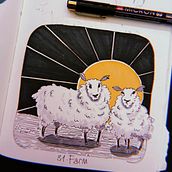 Inktober 2022 final art Ein Projekt aus dem Bereich Traditionelle Illustration von egm.lea - 01.12.2022
