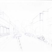 Mi proyecto del curso: Representación arquitectónica en acuarela. Traditional illustration, Sketching, Drawing, Watercolor Painting, Architectural Illustration, and Sketchbook project by María Graciela - 07.30.2023