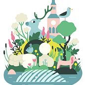 My project for course: Digital Illustration: When Color Meets Imagination. Traditional illustration, Drawing, and Digital Illustration project by Siri Jachlin - 07.30.2023