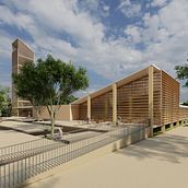 Mi proyecto del curso: Técnicas de Matte Painting para ArchViz . Retușarea fotografiilor, Fotografie digitală, Arhitectura digitală, ArchVIZ, Fotomontaj și Vopsea mată de Sofia Aguirre - 07.30.2023