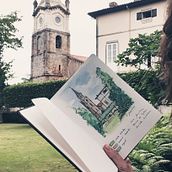 Mi proyecto del curso: Cuaderno de viaje en acuarela. Traditional illustration, Watercolor Painting, Architectural Illustration, and Sketchbook project by Cristina De Pedroso Moro - 07.31.2023