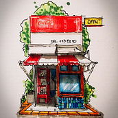 Mi proyecto del curso: Dibujo arquitectónico expresivo con marcadores de colores. Un progetto di Bozzetti, Disegno, Illustrazione architettonica, Sketchbook e Illustrazione con inchiostro di claudiamoreno15 - 07.04.2022