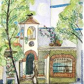 Mi proyecto del curso: Urban sketching: crea paisajes urbanos expresivos. Painting, Sketching, Drawing, Watercolor Painting, Sketchbook & Ink Illustration project by Rocio Blazquez - 08.01.2023