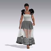 Mi proyecto del curso: Introducción al diseño de moda 3D con CLO Ein Projekt aus dem Bereich Animation, Video, Modedesign, 3-D-Design, Digitales Design, Nähen und Schnittmuster von Rosana Fernández - 01.08.2023