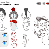 Fichas de personaje. Traditional illustration, Character Design, Drawing, Creativit, Artistic Drawing, Digital Drawing, and Animated Illustration project by Sayara López Melián - 08.01.2023