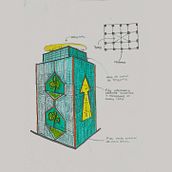 Mi proyecto del curso: Dibujo arquitectónico: de la imaginación a la conceptualización. Un progetto di Architettura, Bozzetti, Disegno e Illustrazione architettonica di Laura Monarrez Bravo - 30.07.2023