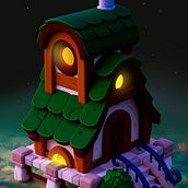 Green House. 3D, 3D Modeling, and 3D Design project by Marta Pastor - 08.02.2023