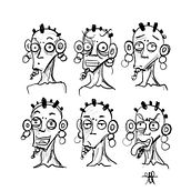 Character mood. Concept Art, and Character Design project by Marta Pastor - 08.02.2023