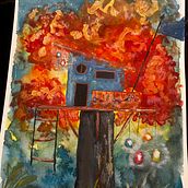 Mein Abschlussprojekt für den Kurs: Illustration von Fantasielandschaften mit Aquarell und Gouache. Un proyecto de Bellas Artes, Pintura, Pintura a la acuarela, Ilustración naturalista				 y Pintura gouache de sa_stueve - 01.08.2023
