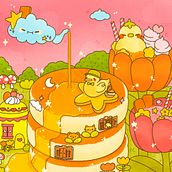 My project for course: Designing Kawaii Worlds: Spread Joy Through Illustration Ein Projekt aus dem Bereich Design von Figuren, Digitale Illustration und Manga von Ai Mirasoul - 01.08.2023