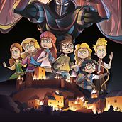 Nico y Lena: El Misterio de la Carta Magna. Un progetto di Illustrazione tradizionale, Illustrazione vettoriale, Illustrazione digitale e Illustrazione editoriale di Mike Leiva - 28.02.2023