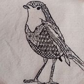 Mi proyecto del curso: Introducción al bordado en blackwork. Embroider, and Textile Design project by Caro Lita - 08.02.2023