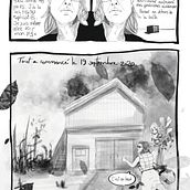 My project for course: Creation and Development of Graphic Novels. Un progetto di Illustrazione tradizionale, Fumetto, Stor, telling, Stor, board e Narrativa di Katia Grenier - 02.08.2023