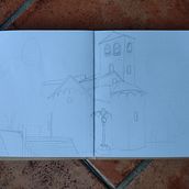 Mi proyecto del curso: Cuaderno de viaje en acuarela. Traditional illustration, Watercolor Painting, Architectural Illustration, and Sketchbook project by malfons8 - 08.02.2023