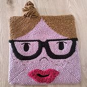 Mi proyecto del curso: Diseño y bordado de muñecos con aguja mágica. Un projet de Broderie, Décoration, Art to, Punch needle , et Design textile de Giovanna Barraza F. - 02.08.2023