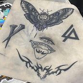Meu projeto do curso: Tatuagem para principiantes. Tattoo Design project by Beatriz Mateus - 08.03.2023