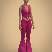 Western Barbie: Introducción al diseño de moda 3D con Clo3D. Animation, Video, Fashion Design, 3D Design, Digital Design, Patternmaking, and Dressmaking project by Carolina Diaz - 07.29.2023