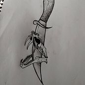 Il mio progetto del corso: Illustrazione di tatuaggi blackwork da zero. Een project van Traditionele illustratie,  Tekening, Digitale illustratie,  Tatoeageontwerp y Digitale tekening van valeriadm801 - 03.08.2023