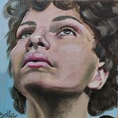 Meu projeto do curso: Retrato com pintura a óleo: explore luz e sombras. Fine Arts, Painting, and Oil Painting project by Ana Isabel Gonçalves - 08.03.2023