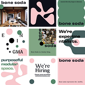 Bone Soda Instagram Project. Design, Br, ing, Identit, Graphic Design, T, pograph, Logo Design, T, pograph, and Design project by Eylul Kesenler - 08.03.2023