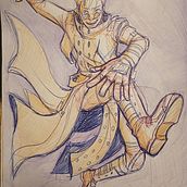 Mi proyecto del curso: Dibujo de la figura humana en poses expresivas. Fine Arts, Sketching, Drawing, Sketchbook, and Figure Drawing project by Mariana Villagra - 08.03.2023