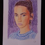 Mi proyecto del curso: Dibujo de retratos expresivos con tizas pastel. Un progetto di Illustrazione tradizionale, Belle arti, Disegno, Disegno di ritratti e Disegno artistico di cora_frigula - 03.08.2023