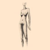 Mon projet du cours : Principes de base du dessin de corps humains au fusain. Fine Arts, Drawing, Realistic Drawing, and Figure Drawing project by Constance - 08.03.2023